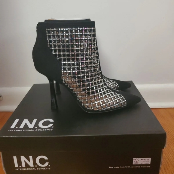 💕2X HP💕NIB INC Senalda Booties💕Created for Macy's💕Size 10 - Picture 5 of 9